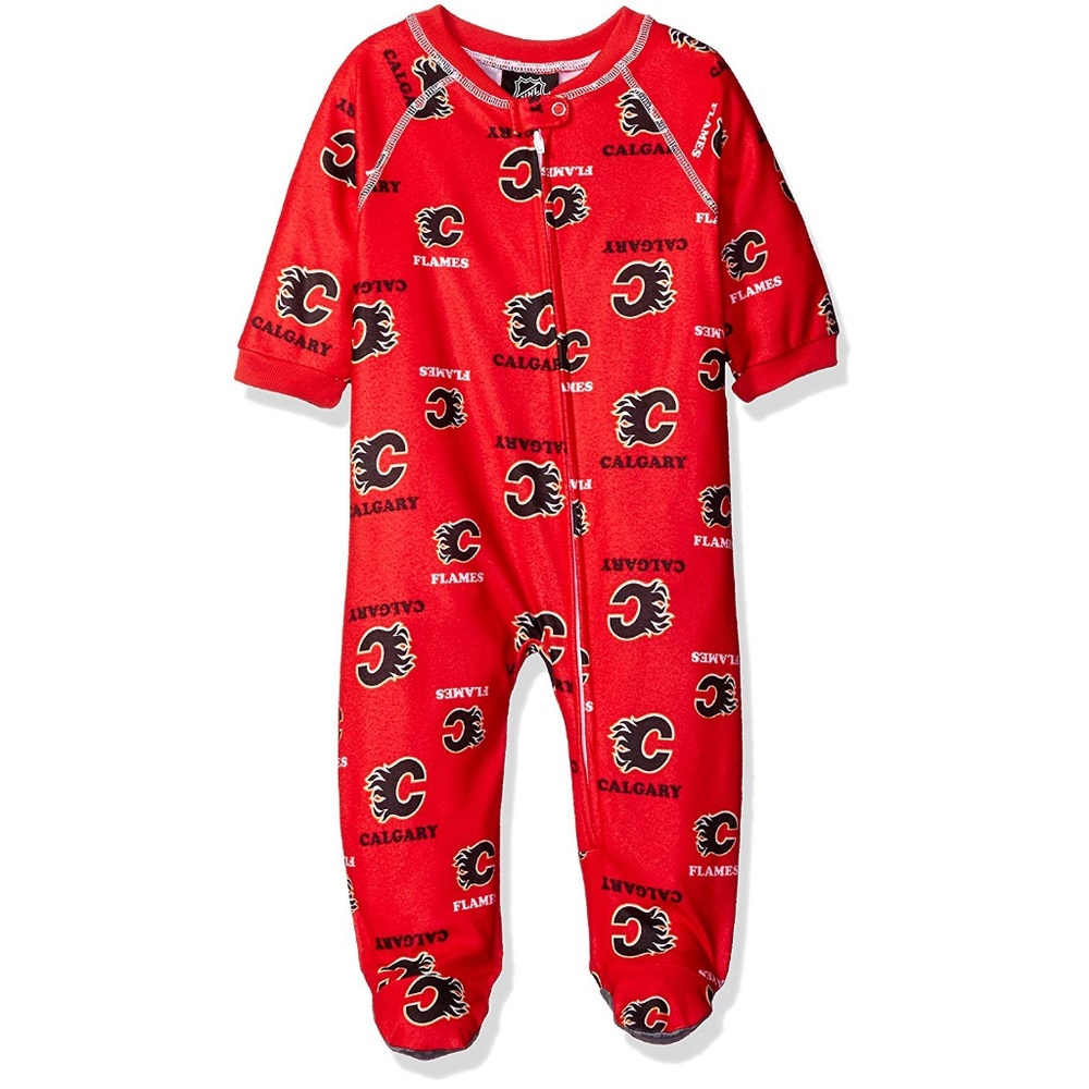 NHL Boys Calgary Infant Team Logo Coverall
